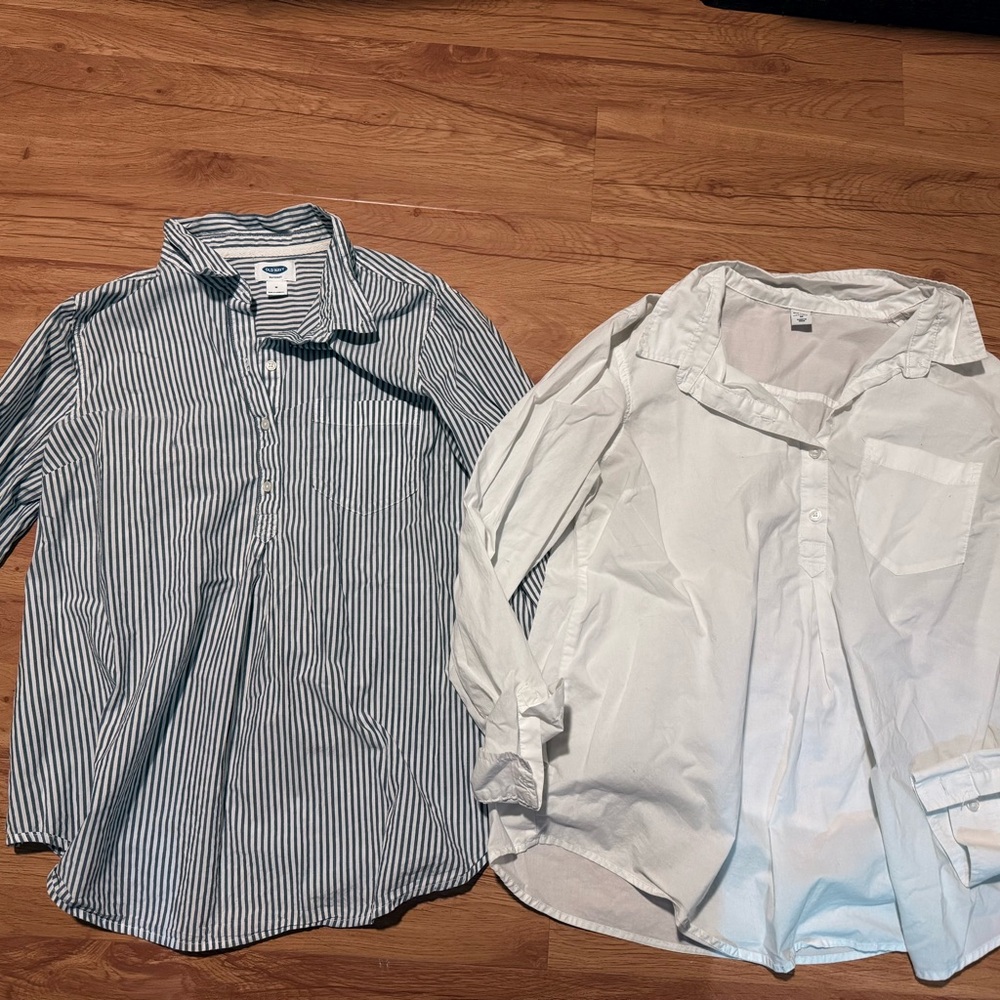 Maternity Button-Up Shirts Blouse Old Navy M
